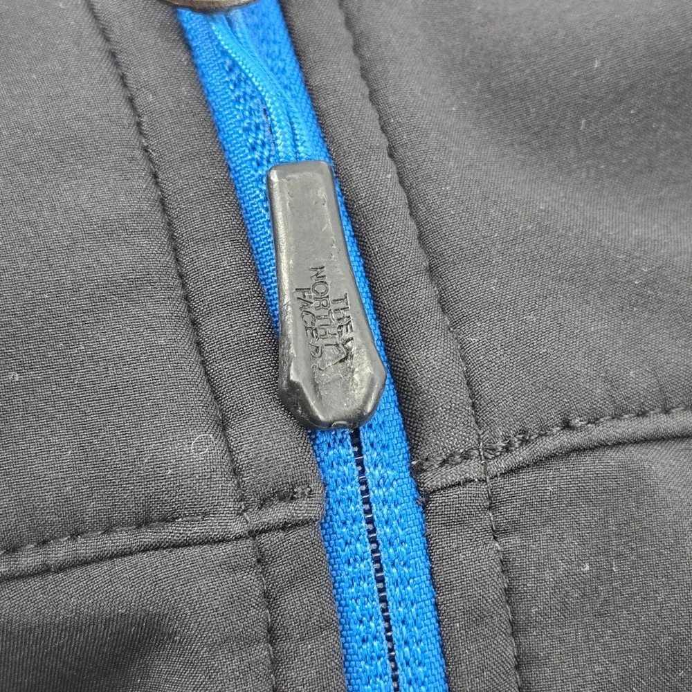The North Face Apex‎ Bionic Softshell Jacket Black Blue Mens Medium Gorpcore Y2K